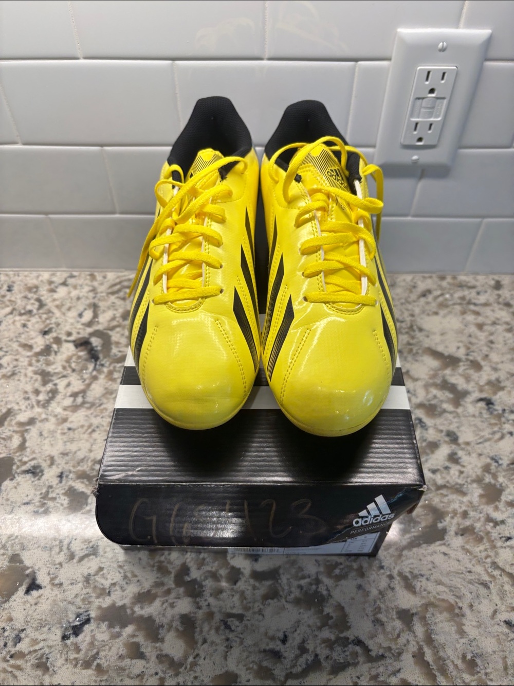 adidas Men’s Yellow and Black Soccer Cleats